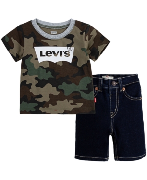 Levi's Baby Boys Denim Short Set