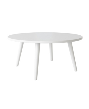 Handy Living Brittney Round Wood Cocktail Table