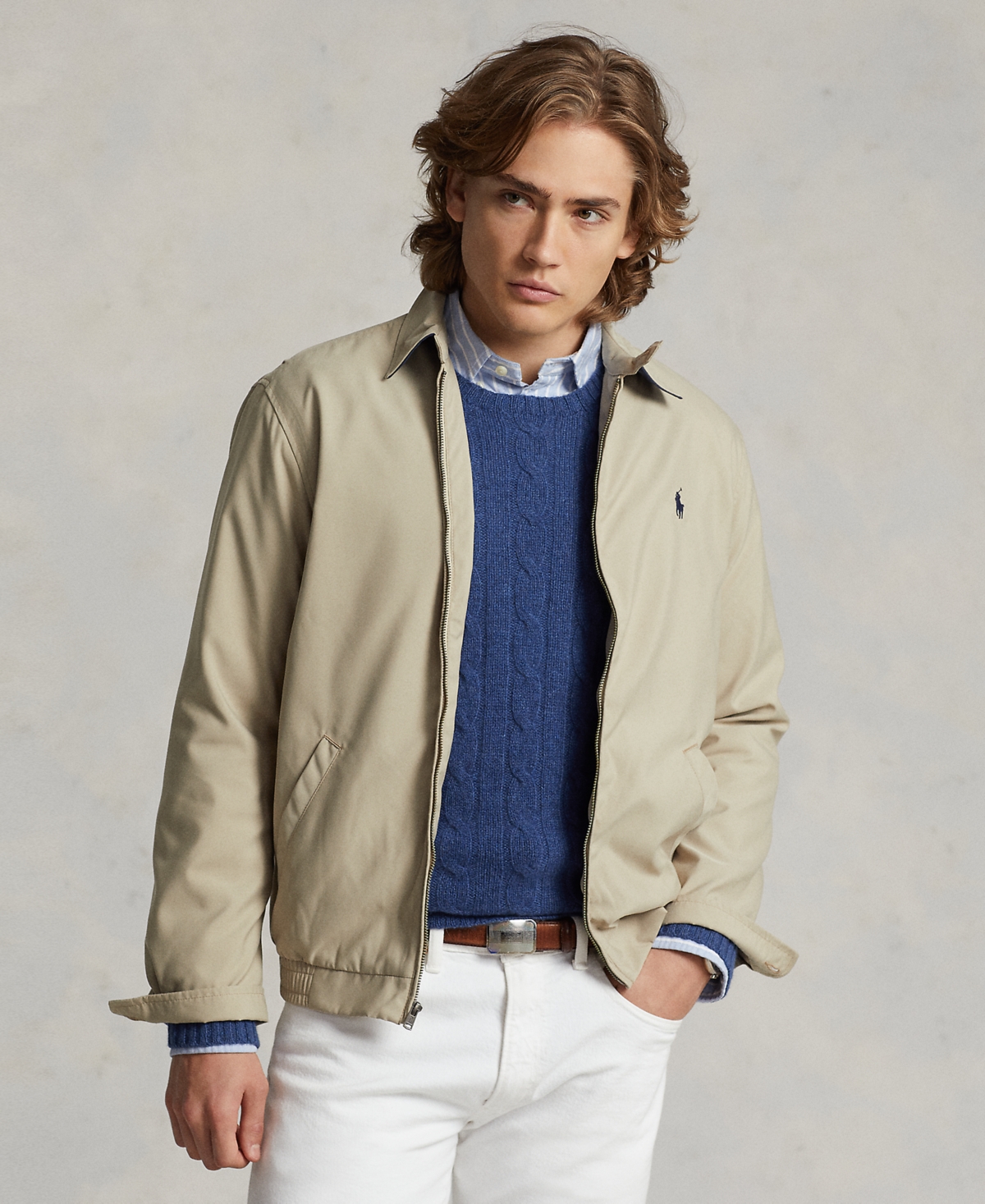 Polo Ralph Lauren Men's Lightweight Windbreaker - Khaki