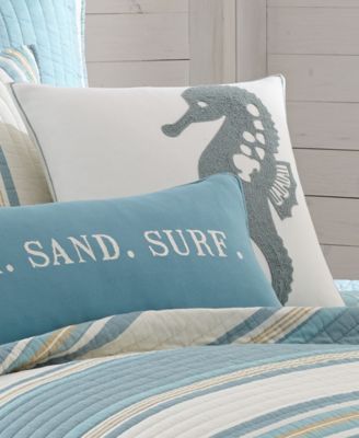 Maui Seahorse Decorative Pillow, 18" x 18"