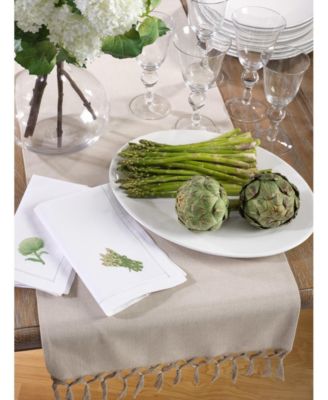 Knotted Tassel Table Runner