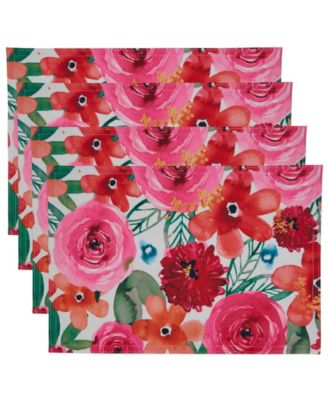 Santa Monica Floral Placemat Set of 4