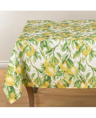 Saro Lifestyle Printed Tablecloth - Macy's