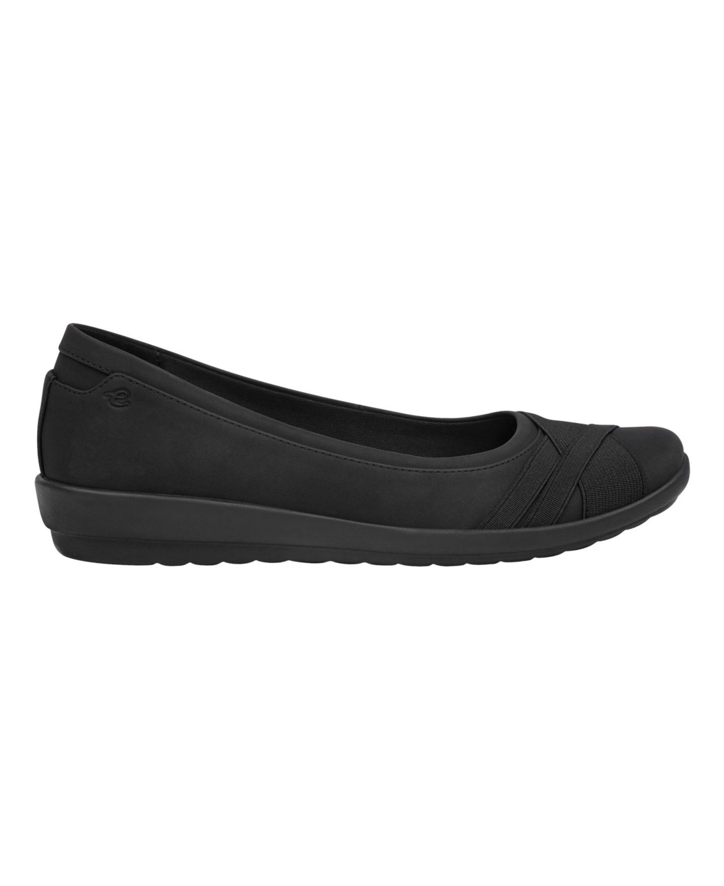 Женские балетки Easy Spirit Acasia Slip-on Flats, цвет: Чёрный — фото 2