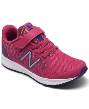 image of New Balance Little Girls 519v2 Stay-Put Closure Training Sneakers from Finish Line