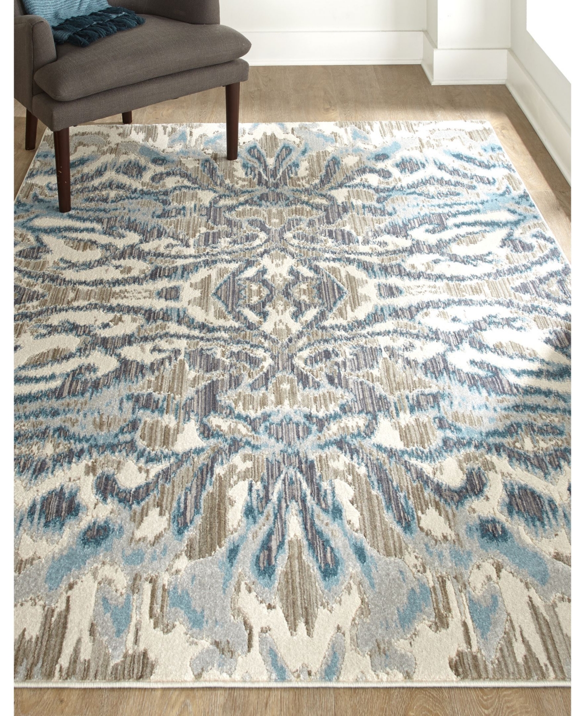 Feizy Keats R3467Rug - Aqua