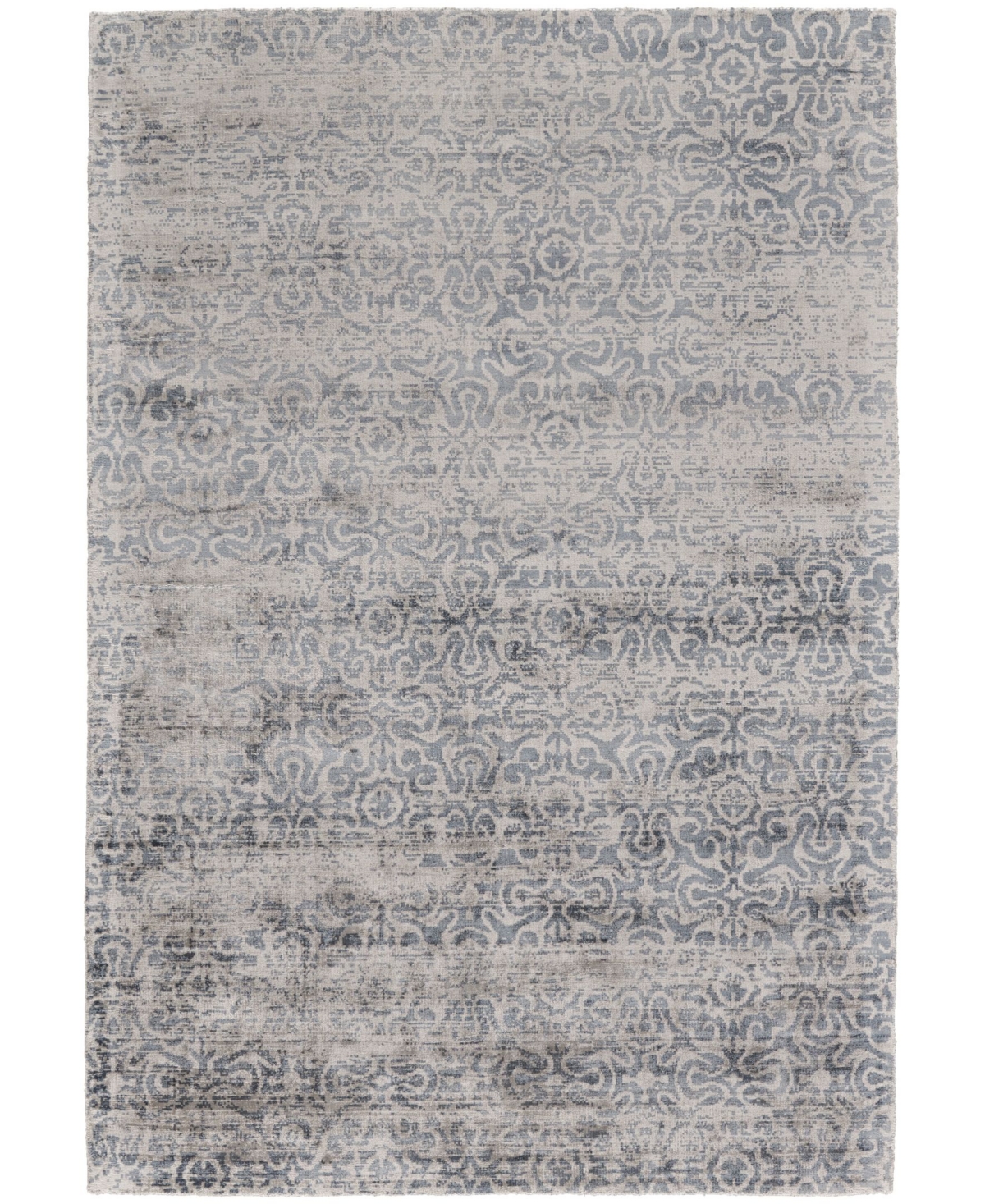 Feizy Kaylani R8389 Charcoal 3'6in x 5'6in Area Rug - Smoke