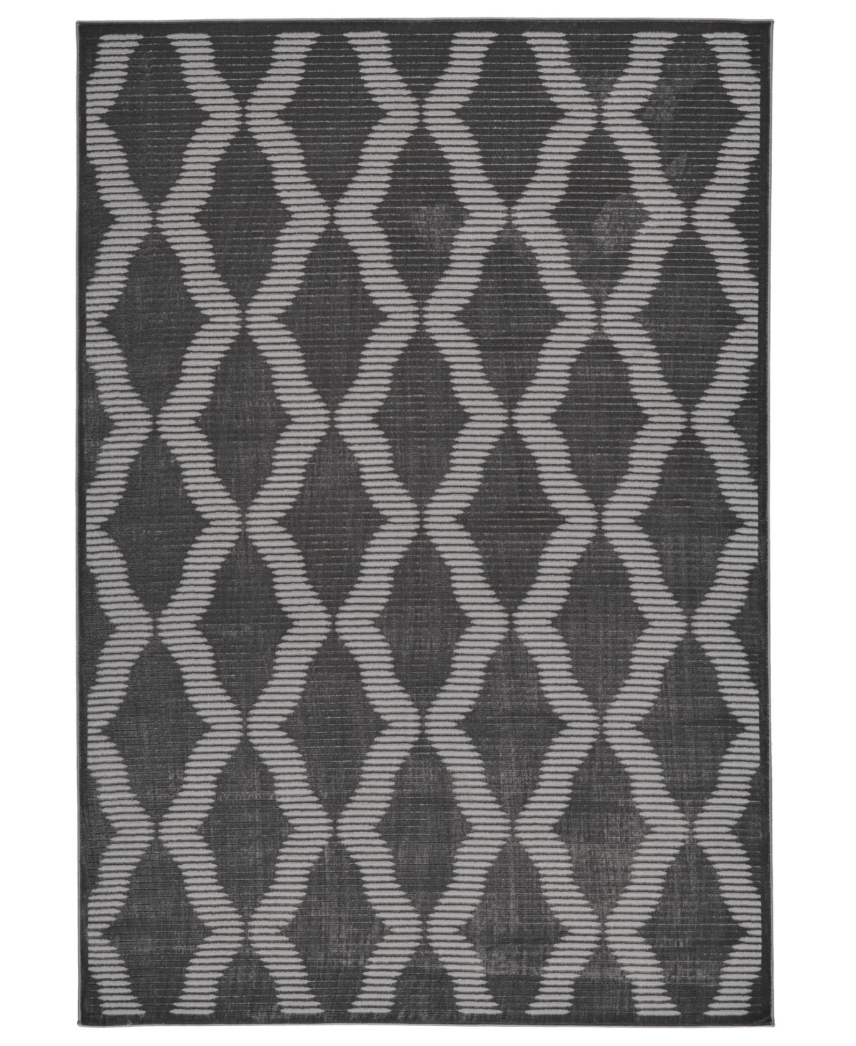 Closeout! Feizy Andi R3679 8' x 11' Area Rug - Charcoal
