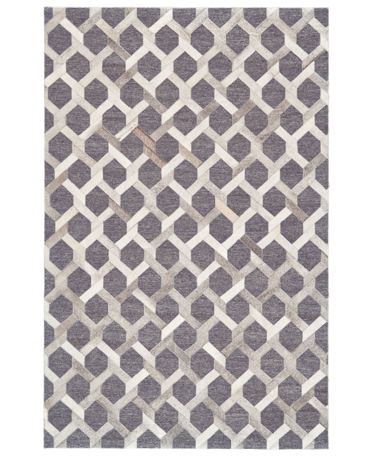 Closeout! Feizy Lainey R0752 5' x 8' Area Rug - Gray