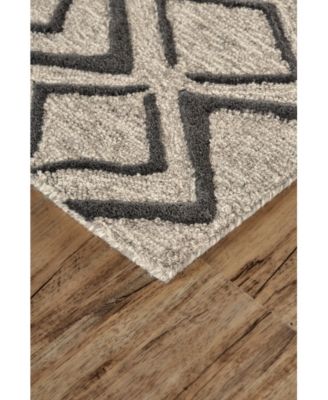 Enzo R8733 Charcoal 2' x 3' Area Rug