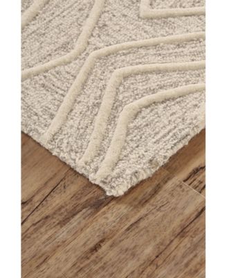Enzo R8738 Ivory 2'6" x 8' Runner Rug