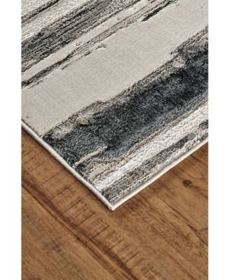 Micah R3049 Silver 5' x 8' Area Rug