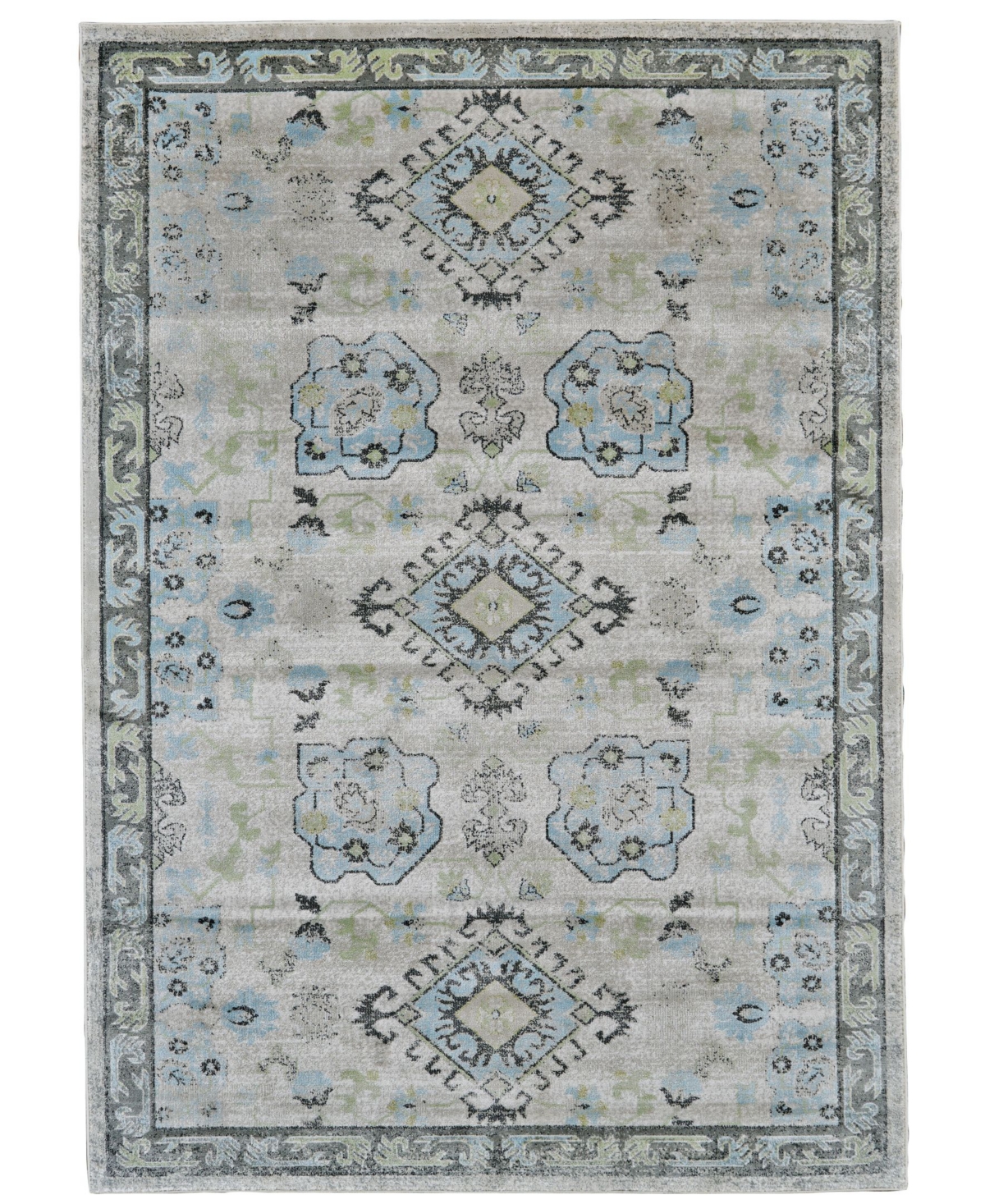 Feizy Elisa R3378 Beige 6'7in x 9'6in Area Rug - Birch
