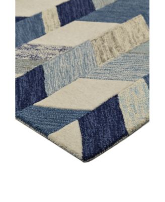 Arazad R8446 Blue and Ivory 2' x 3' Area Rug