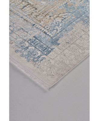 Cadiz R3890 Blue 6'6" x 9'6" Area Rug