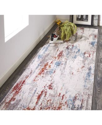 Cadiz R3903 Ivory 3'1" x 10' Runner Rug