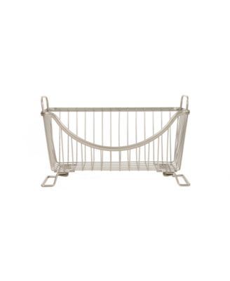 Diversified Ashley Stackable Wire Basket with Raised Feet and Looped Handles, Small
