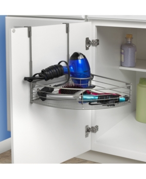Spectrum Mybella Over The Cabinet Hair Dryer Holder Accessory Tray
