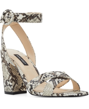 image of Nine West Nikki Block-Heel Sandals Women-s Shoes