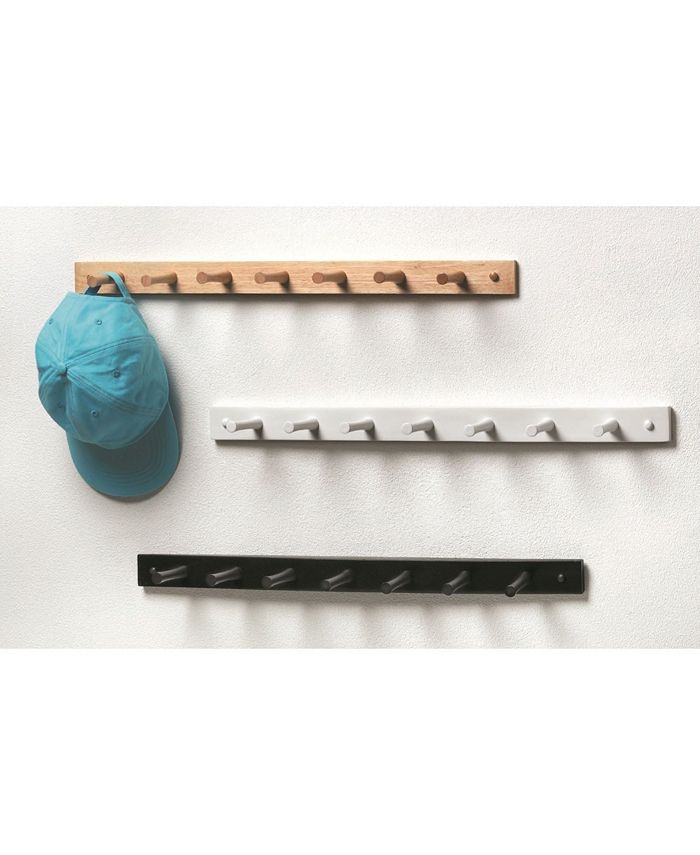 Spectrum Diversified Wall-Mounted 7 Peg Wood Hook Rack - Macy's