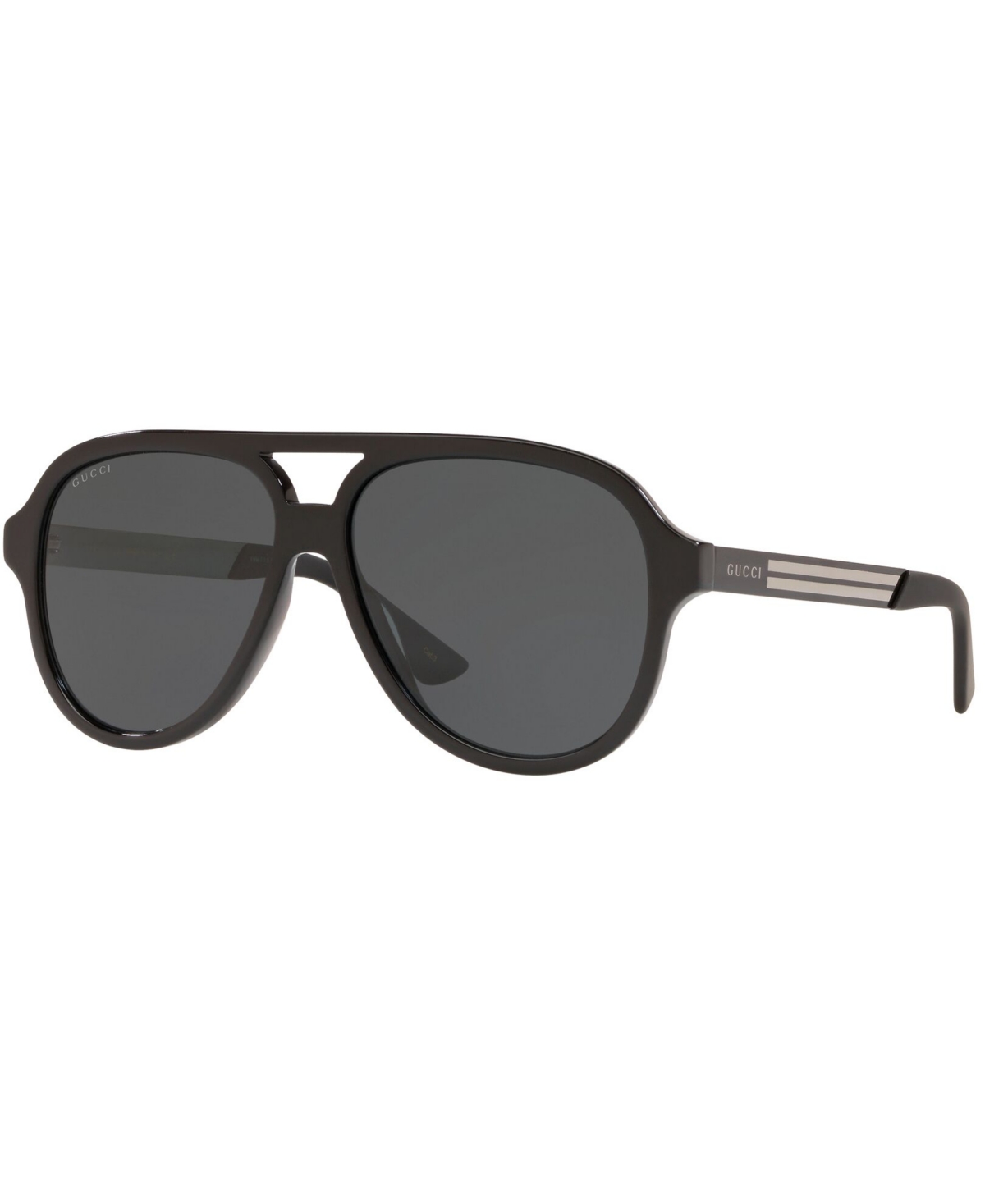 Gucci Men's Sunglasses, Gg0688s In Black Shiny,grey