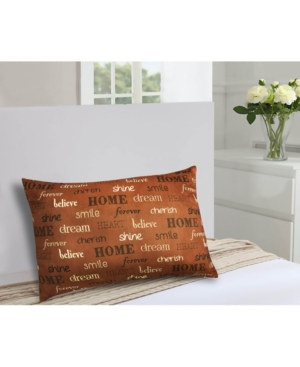 Shop Harper Lane Inspire Bed Pillow, 18 X 28 In Burgundy