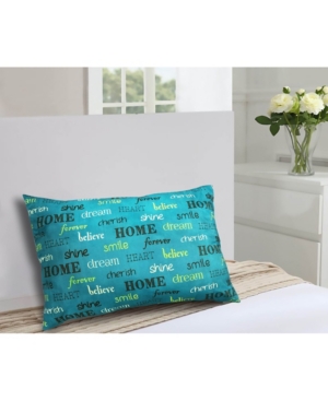 Harper Lane Inspire Bed Pillow, 18 X 28 In Teal