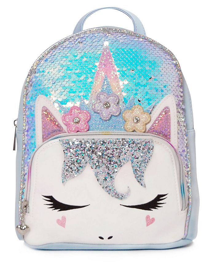 OMG! Accessories Big Girls Miss Gwen Sequins Mini Backpack with Flower ...