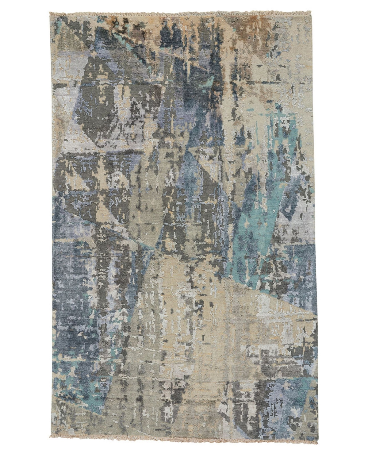 Capel Tasanee 455 Bluestone 5' x 8' Area Rug - Blue