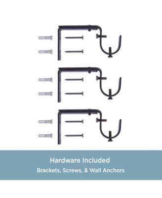 Mission 1" Premium Decorative Window Curtain Rod