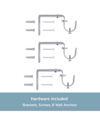 Khaleesi 1" Premium Decorative Window Curtain Rod