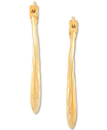 Macy's - Small Swirl Hoop Earrings in 14k Gold