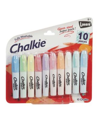 Toysmith Chalkie Chalk Writer 10-Piece Washable Chalk Set