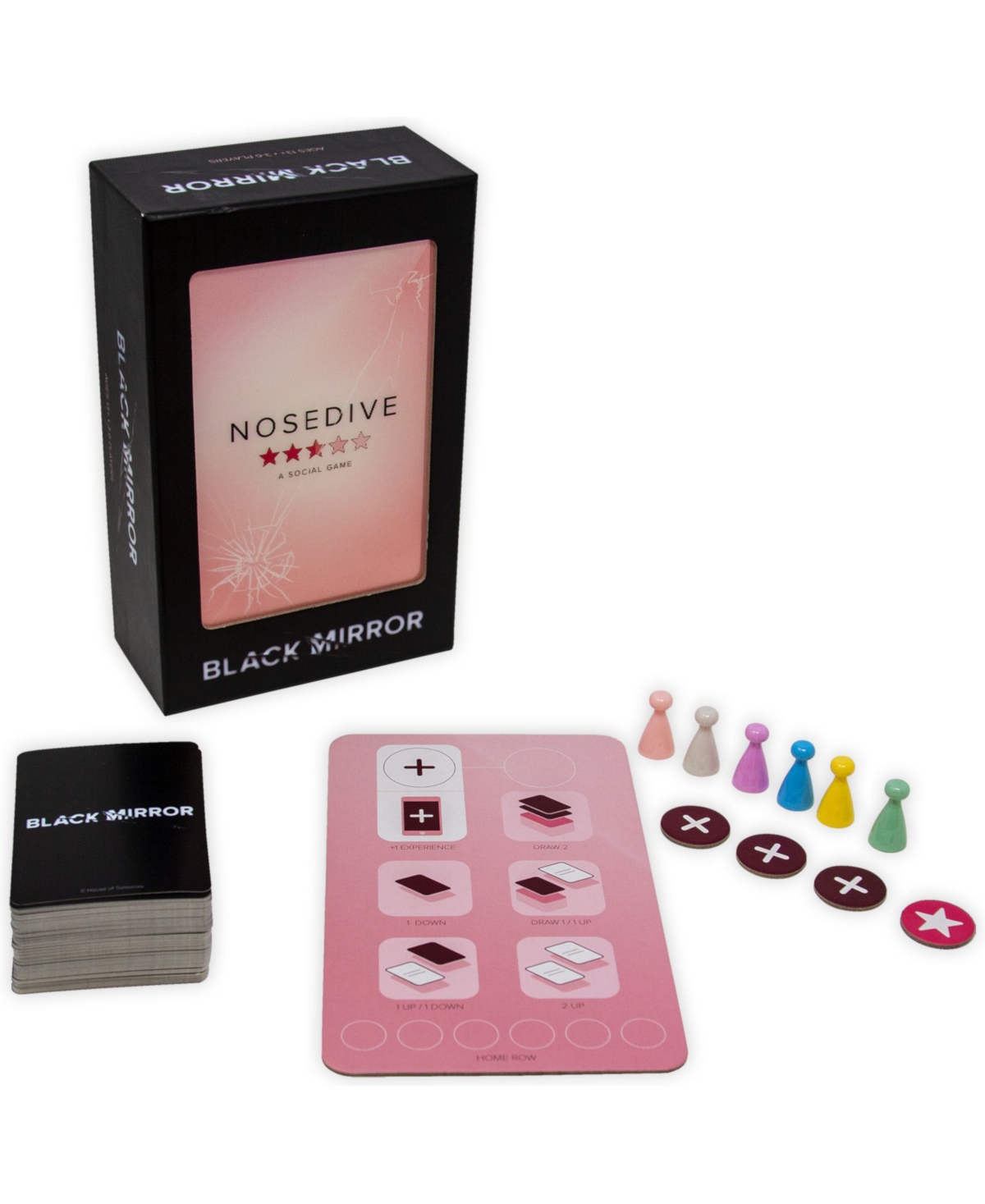 Shop Masterpieces Puzzles Asmodee Editions Black Mirror- Nosedive Strategy Card Game In Multi