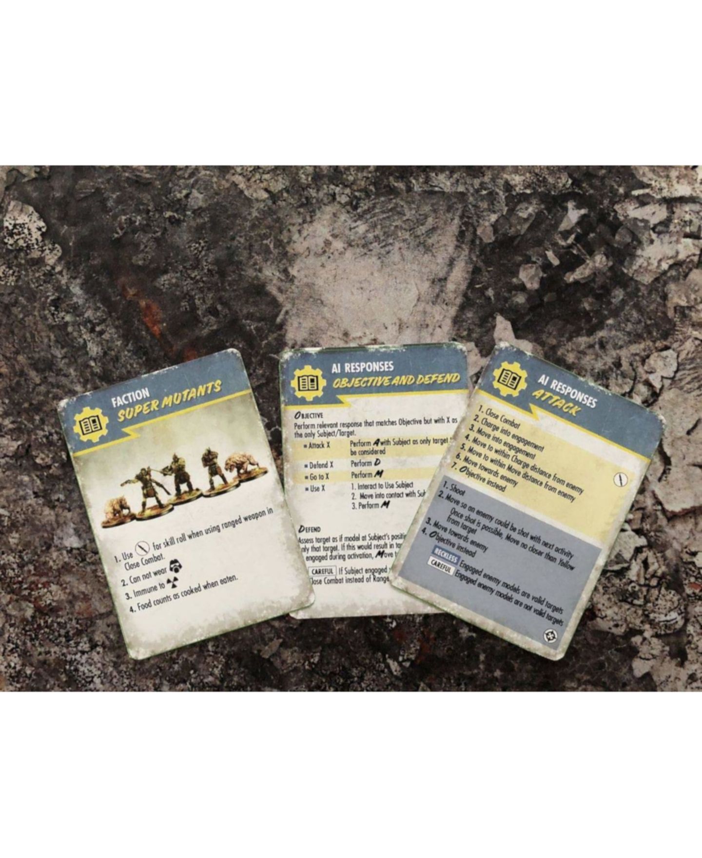 MasterPieces Puzzles Миниатюрная игра MasterPieces Modiphius Fallout: Wasteland Warfare, набор для двух игроков — фото 3