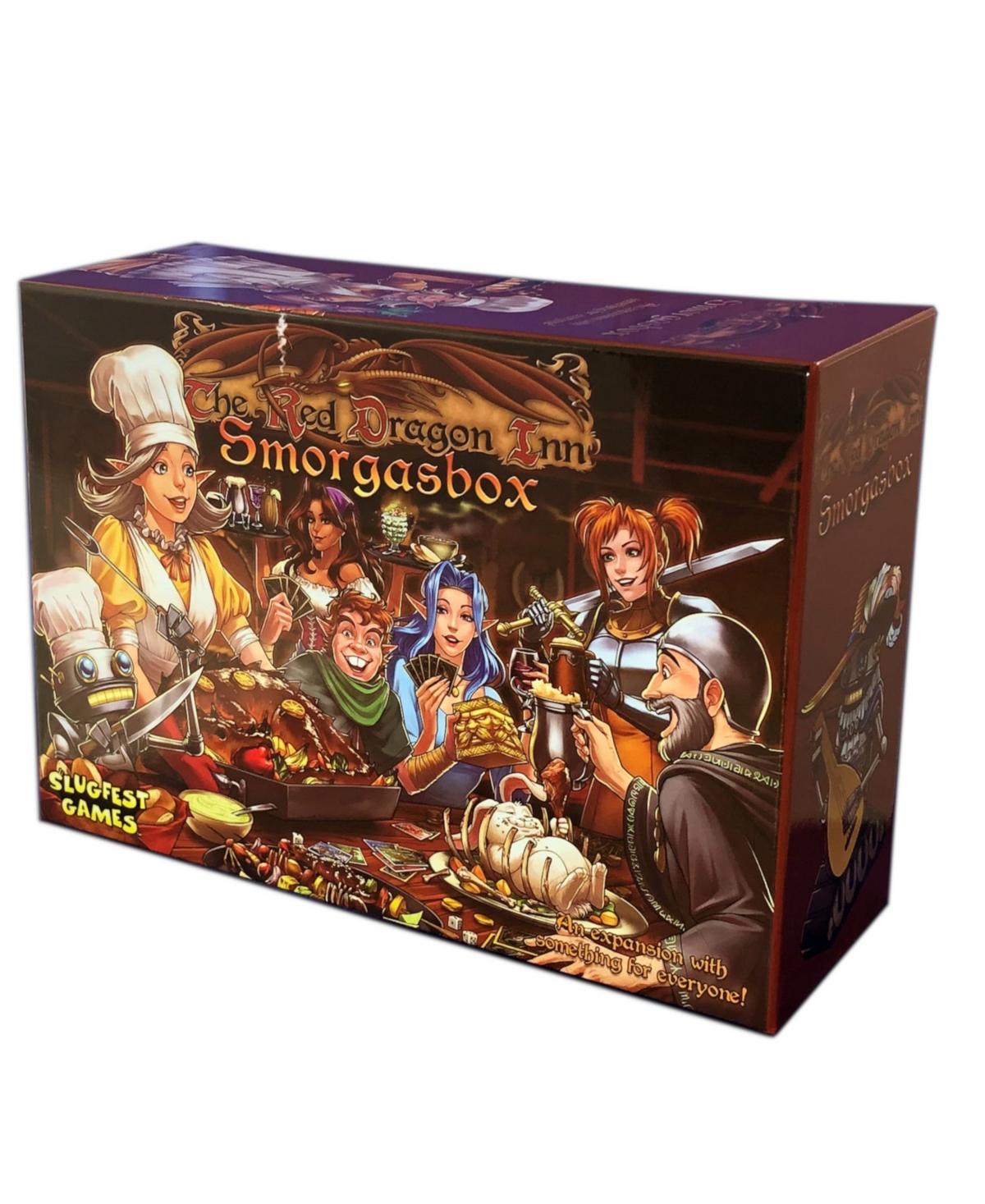 Masterpieces Puzzles Slugest Games Red Dragon Inn- Smorgasbox Board Game In Multi