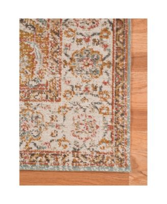 CLOSEOUT! Eternal ETE-3 Aqua/Ivory Rug