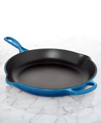 Enameled Cast Iron 11.75" Skillet with Helper Handle