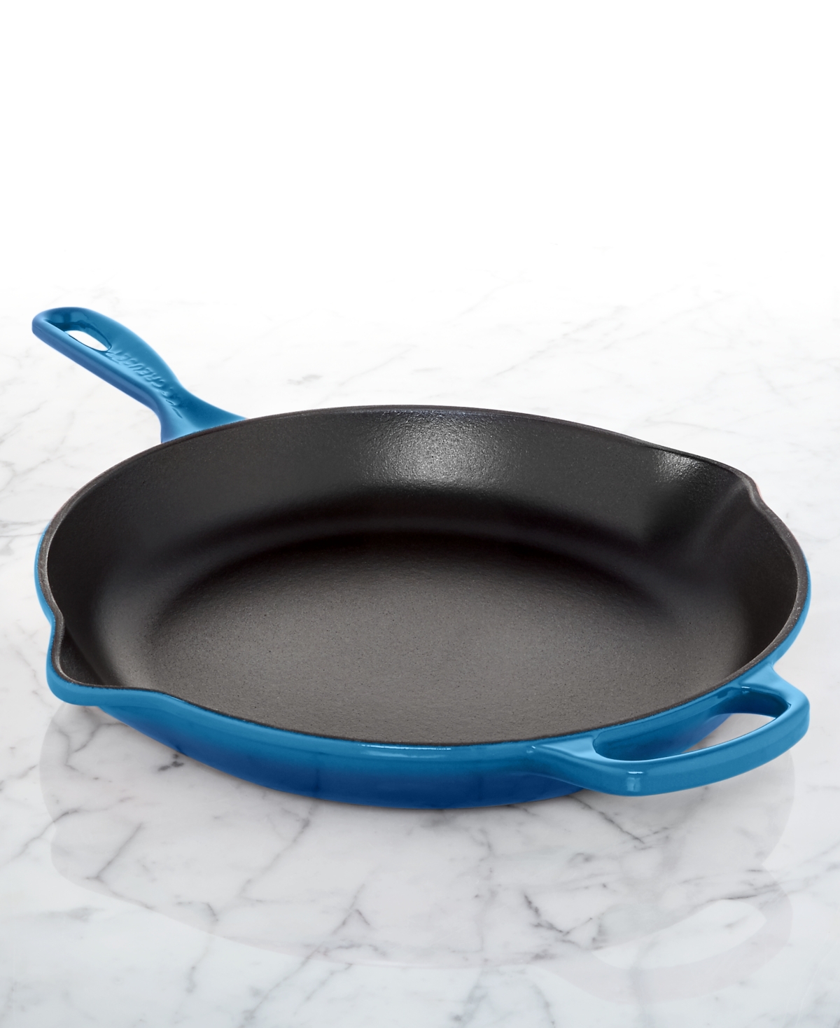 Le Creuset 11.75" Signature Iron Handle Skillet In Marseille