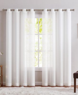 sheer window curtains