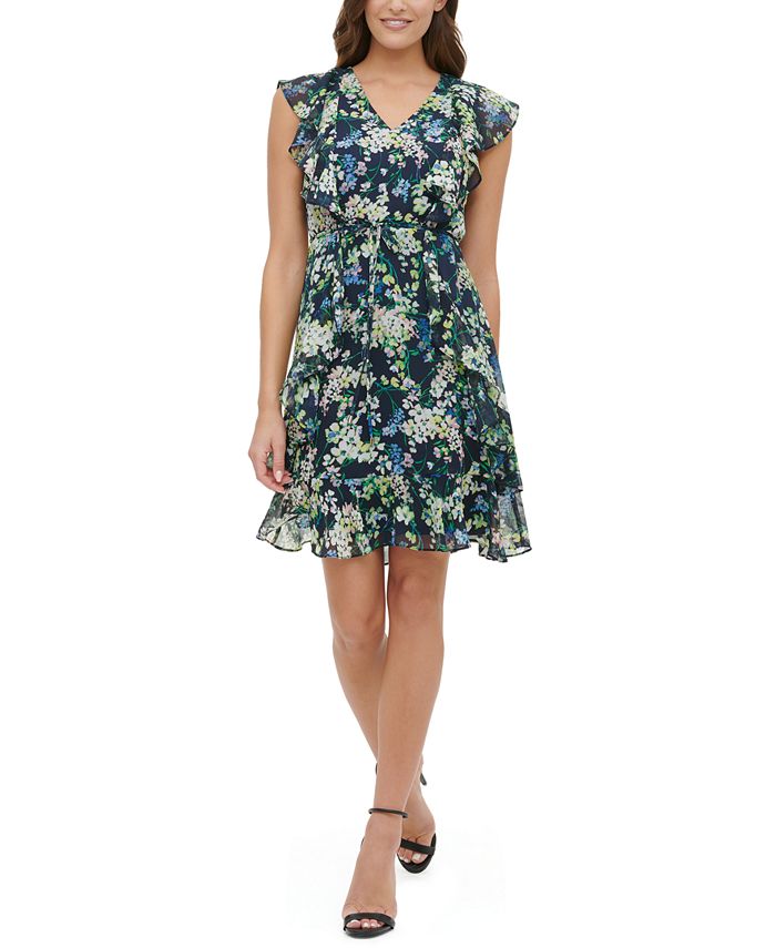 Macy's tommy hilfiger shop floral dress