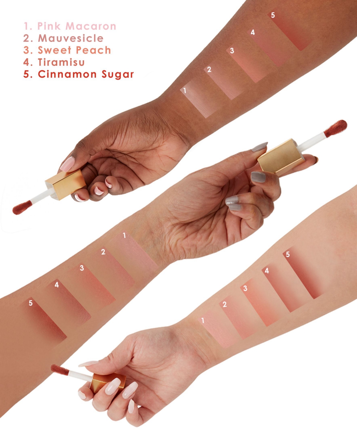 Grande Cosmetics GrandePOP Plumping Liquid Blush - Sweet Peach - Rust/Copper