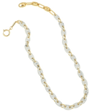 image of Trifari 14K Gold-Plated Link Collar Necklace