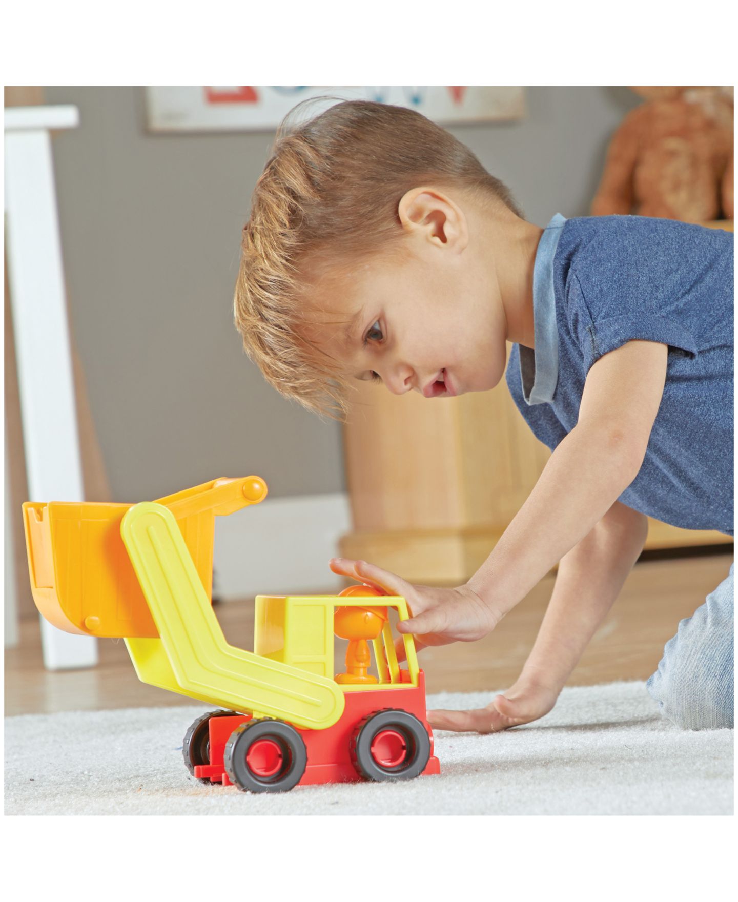 Детский игровой набор Learning Resources Construction Crew 3-In-1 Snap-Together Building Playset, Ages 2+ — фото 3