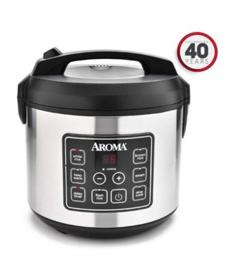Photo 1 of (minor Damage, Missing a piece) (NO RETURNS) 
Aroma ARC-150SB 20-Cup (Cooked) Digital Cool-Touch Rice Cooker, Food Steamer and Slow Cooker