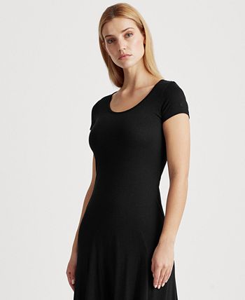 Lauren ralph lauren jersey scoop neck maxidress clearance
