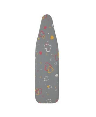 Ultra Ironing Board Cover and Pad, Hearts Print with Sparkle Finish