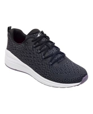 easy spirit black tennis shoes