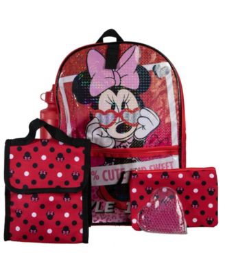 minnie mouse backpack red