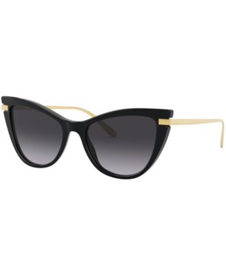 dolce and gabbana sunglasses black and gold